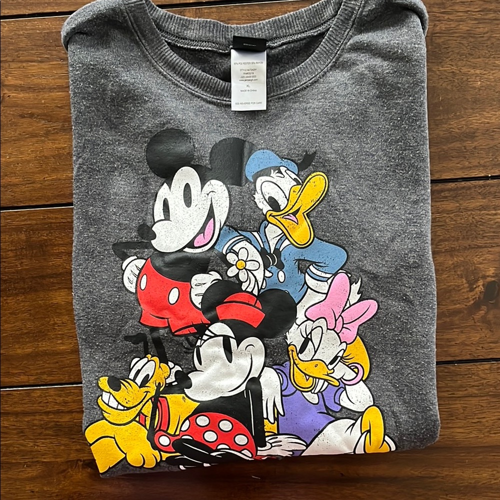 Disney women’s Gray Character Shirt